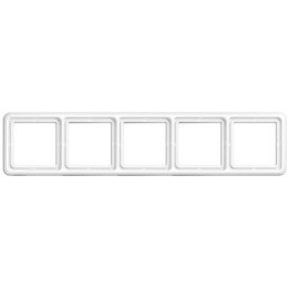 CD585WW Рамка CD 500 Белый 5-постовая Jung