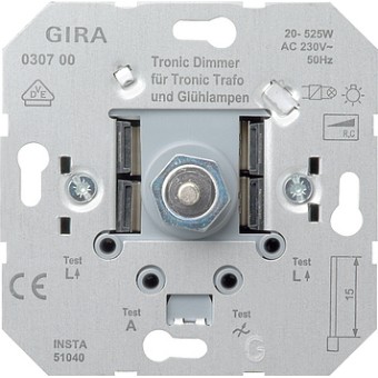 030700 Троник-диммер для НВ ламп с электронным трансформатором 315W Gira
