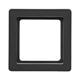 10116045 Рамка контрастная Q.1 Антрацитовый бархат 1-постовая Berker