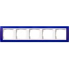 0215399 Рамка Event Синий / Белый 5-постовая Gira