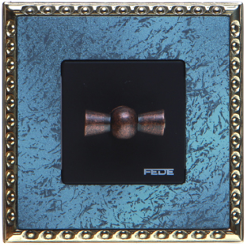 FD01211VO Рамка Toledo Зеленый оксид 1-постовая Fede