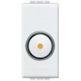 N4581 Cветорегулятор поворотный для активной нагрузки 450-800Вт, размер 1 модуль Bticino