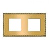 FD01212OR Рамка Toledo Real Gold 2-постовая Fede