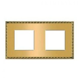 FD01212OR Рамка Toledo Real Gold 2-постовая Fede