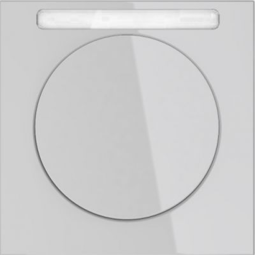 10112279 Рамка с полем для надписей R.3 Полярная белизна с блеском 1-постовая Berker