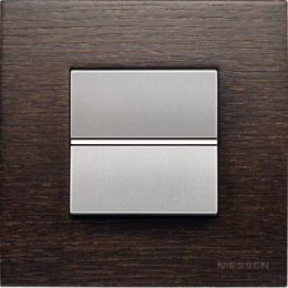 N2271 WG Рамка Zenit Натуральное венге 1-постовая ABB