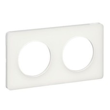 S52P804R Рамка Odace Прозрачный белый 2-постовая Schneider Electric S52P804R Рамка Odace Прозрачный белый 2-постовая Schneider Electric