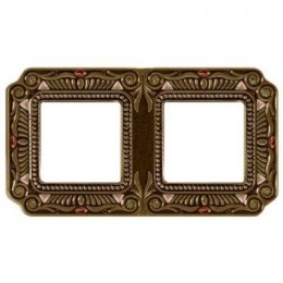 FD01362PBCL Рамка Firenze Bright Patina 2-постовая Fede