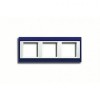 AP583BLWW Рамка A Plus Синий / Белый 3-постовая Jung