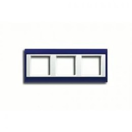 AP583BLWW Рамка A Plus Синий / Белый 3-постовая Jung