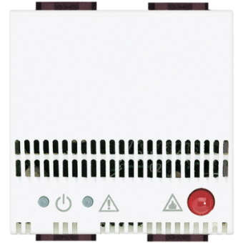 N4520 Повторитель сигналов для детекторов газа со световой и звуковой сигнализацией (85дБ), 6А актив. и 2А индуктив. нагрузки, 2 модуля Bticino