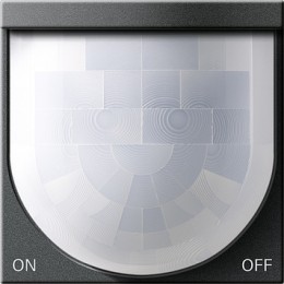 230228 Накладка датчика движения 2 Komfort Антрацит Gira