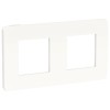 NU280418 Рамка Unica Studio Color Белый 2-постовая Schneider Electric