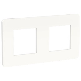 NU280418 Рамка Unica Studio Color Белый 2-постовая Schneider Electric