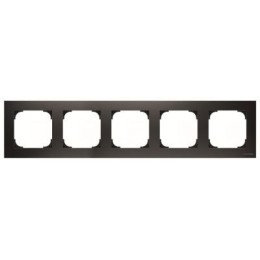 8575 NS Рамка Sky Черный бархат 5-постовая ABB