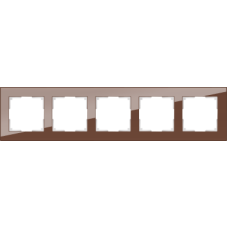 WL01-Frame-05 Рамка на 5 постов (мокко) Favorit Werkel a031796 WL01-Frame-05 Рамка на 5 постов (мокко) Favorit Werkel a031796