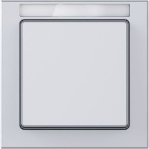 10516094 Рамка с полем для надписей Q.3 Алюминиевый с эффектом бархата 1-постовая Berker