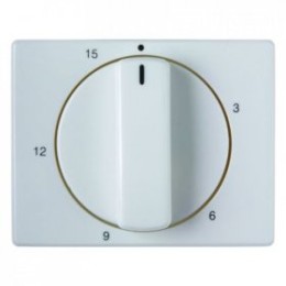 16340069 Центральная панель с регулировкой для механических таймеров цвет: полярная белизна, с блеском Arsys Berker