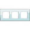 0213518 Рамка Esprit Glass C Салатовое стекло 3-постовая Gira