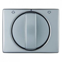 10770104 Центральная панель с вращающейся ручкой для жалюзийного поворотного выключателя цвет: нержавеющая сталь Arsys Berker