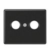 SL561TVSW SL 500 Черный Накладка TV-FM розетки Jung
