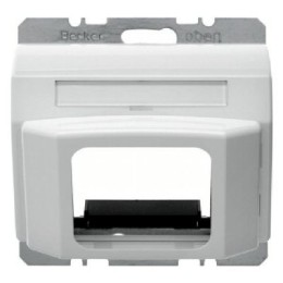 11530069 Центральная панель для системы кабельной связи AMP-ACO и Siemens SML цвет: полярная белизна, с блеском Arsys Berker