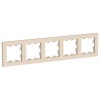 ATN000205 Рамка AtlasDesign Бежевый 5-постовая Schneider Electric