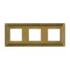 FD01233PB Рамка Sevilla Bright Patina 3-постовая Fede