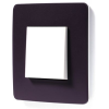 NU280214 Рамка Unica Studio Color Лиловый / Белый 1-постовая Schneider Electric