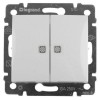 774213 Valena Выключатель 2-х клавишный с индикацией на каждую клавишу Legrand
