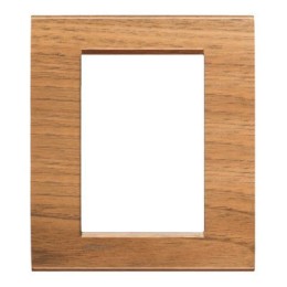 LNA4826LNC Рамка LivingLight Квадрат Европейский орех 3+3 модуля Bticino