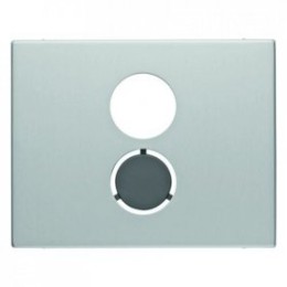 11847003 Центральная панель для розетки к громкоговорителю цвет: алюминий K.5 Berker