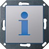 2797203 Светодиодный указатель с пиктограммой "информация" Алюминий Gira E22