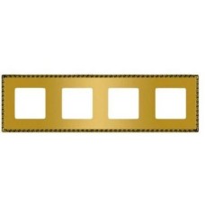 FD01214OR Рамка Toledo Real Gold 4-постовая Fede FD01214OR Рамка Toledo Real Gold 4-постовая Fede