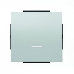 8560.1 PL Клавиша для механизма клавишного светорегулятора серебряный, ABB