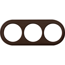 W0035226 Рамка на 3 поста (венге) Legend Werkel a050995 a050995