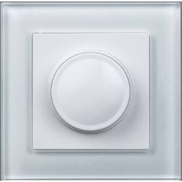 WL01-Frame-01 Рамка на 1 пост (белый,стекло) Favorit Werkel a030819