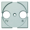 HC4204 Axolute Лицевая панель для розеток TV + FM Bticino