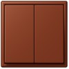 LC9954320D Les Couleurs® Le Corbusier Клавиша для двухклавишного выключателя terre sienne brulee 59 Jung