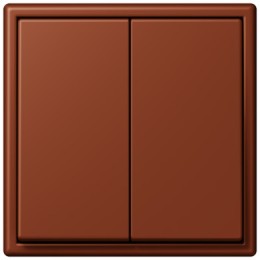 LC9954320D Les Couleurs® Le Corbusier Клавиша для двухклавишного выключателя terre sienne brulee 59 Jung
