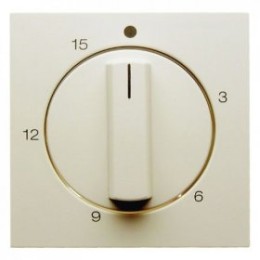 16328982 Центральная панель с регулировкой для механических таймеров цвет: белый, с блеском S.1 Berker