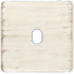 FD04320BD-A Монтаж. плата для выключателя тумблерного типа с 1 коннектором, цвет white decape +беж. FEDE