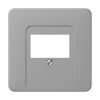 CD569TGR CD 500/CD plus Серый Крышка для ТАЕ-розетки, моно/стерео-аудиорозетки Jung
