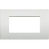 LNC4804PR Рамка LivingLight Air Белый жемчуг 4 модуля Bticino