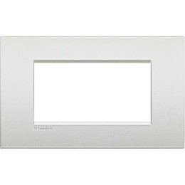 LNC4804PR Рамка LivingLight Air Белый жемчуг 4 модуля Bticino