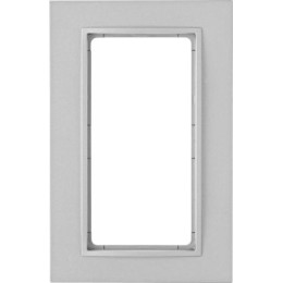 13096424 Рамка с большим вырезом B.7 Алюминий 2-постовая Berker