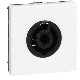 078760 Mosaic Розетка аудио 4 контакта 2м Legrand