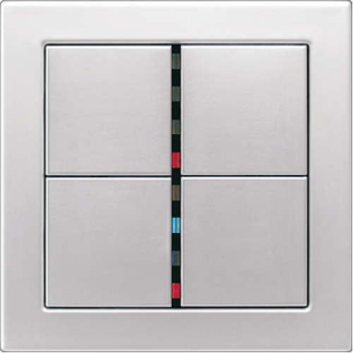 FDAL2982 Рамка FD Design Алюминий 1-постовая Jung