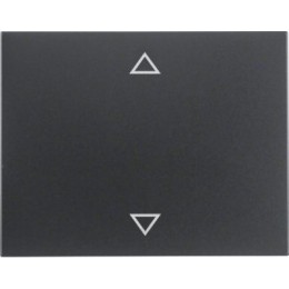 14057106 Перекидной выключатель с оттиском Стрелки цвет: антрацит, матовый K.1 Berker