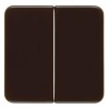 155211 Клавиши цвет: коричневый, с блеском Влагозащищенный скрытый монтаж IP44 Berker